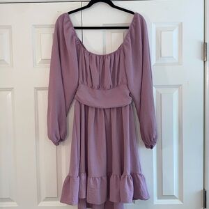 Women’s Tie in Back Lilac Dress size M